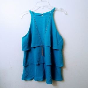 Byer’s Top With Necklace Turquoise Medium